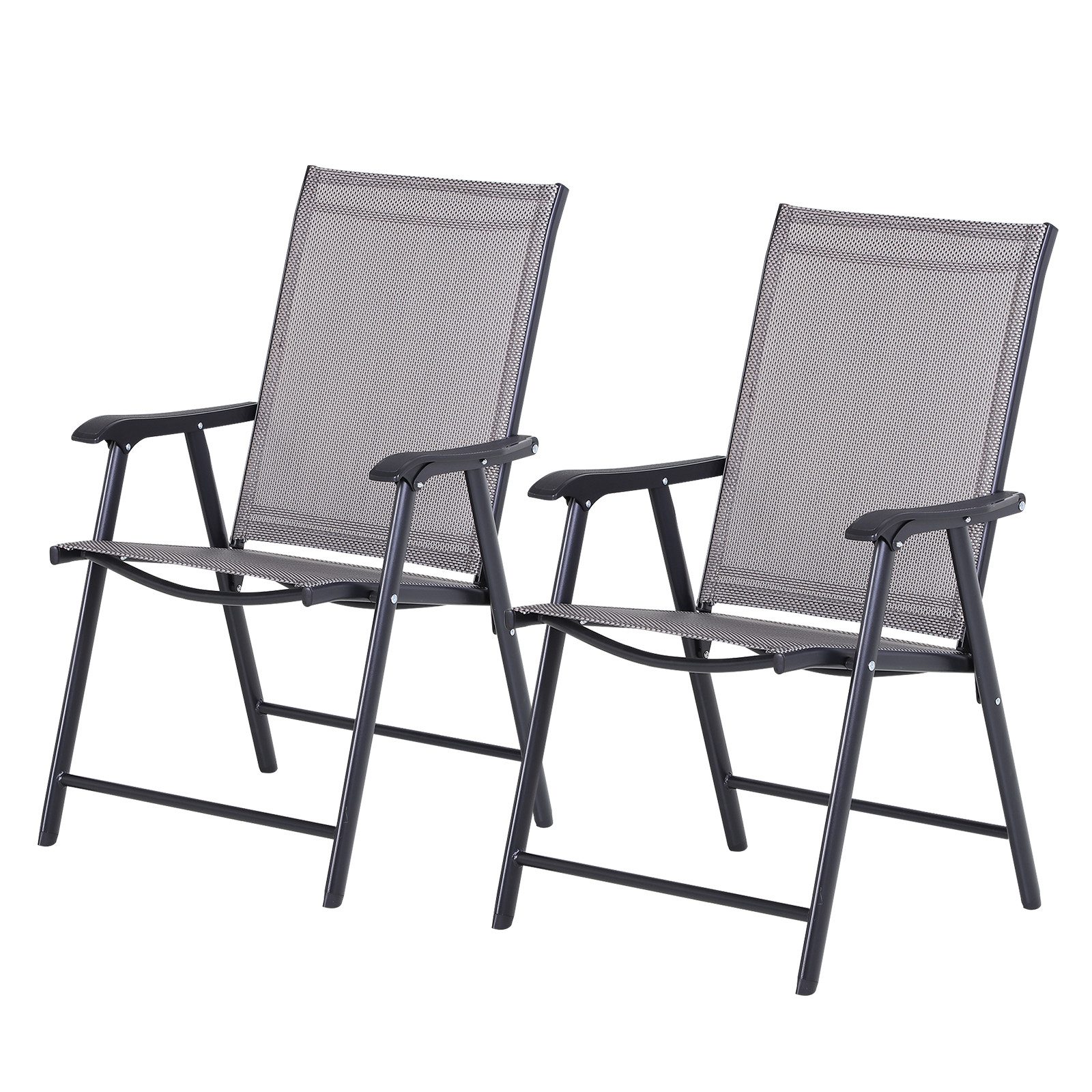 Outsunny Gartenstuhl mit Armlehne 2er Set günstig online kaufen