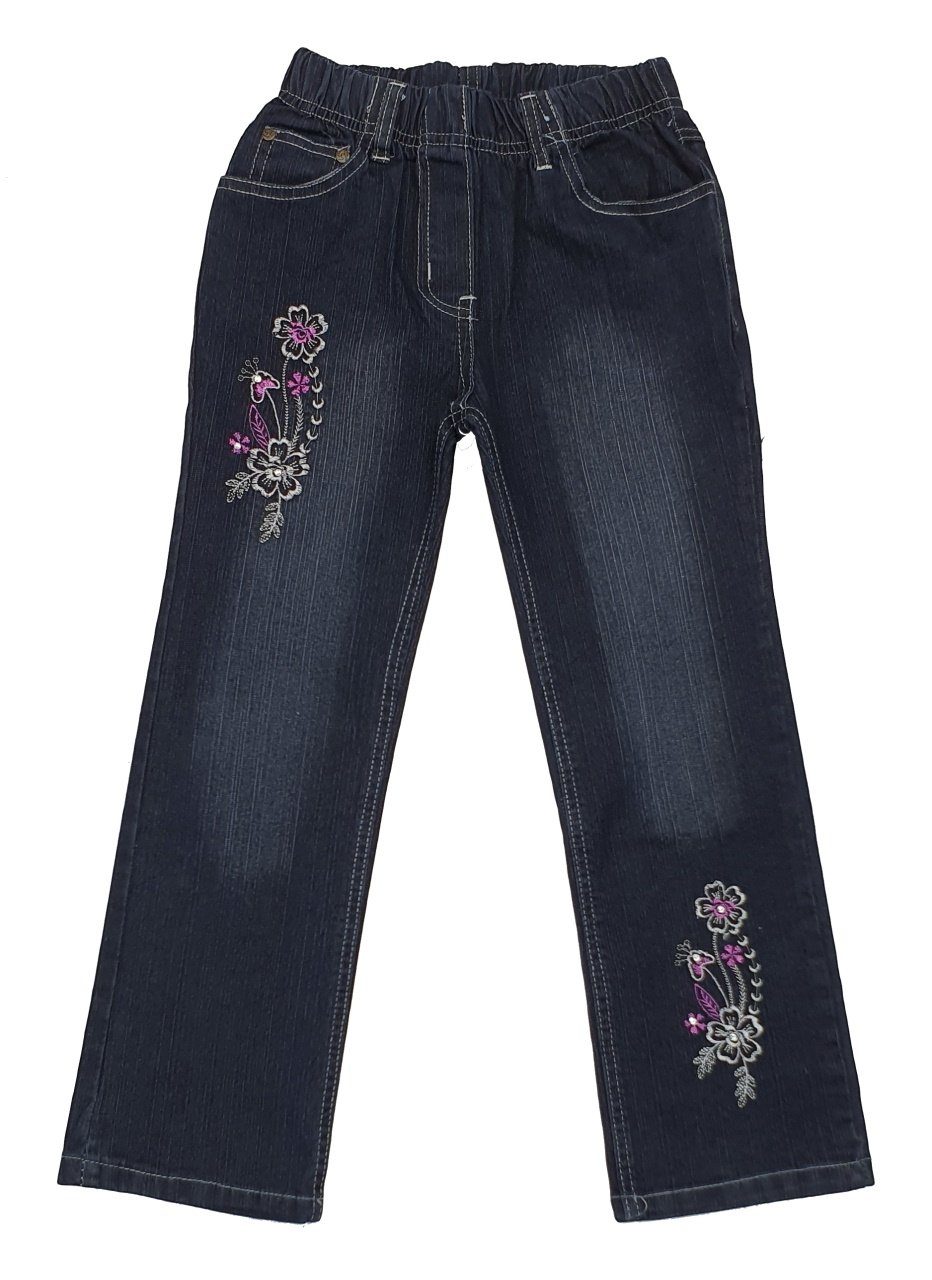 Bequeme Jeans Mädchen Jeans Hose Stretch, M33