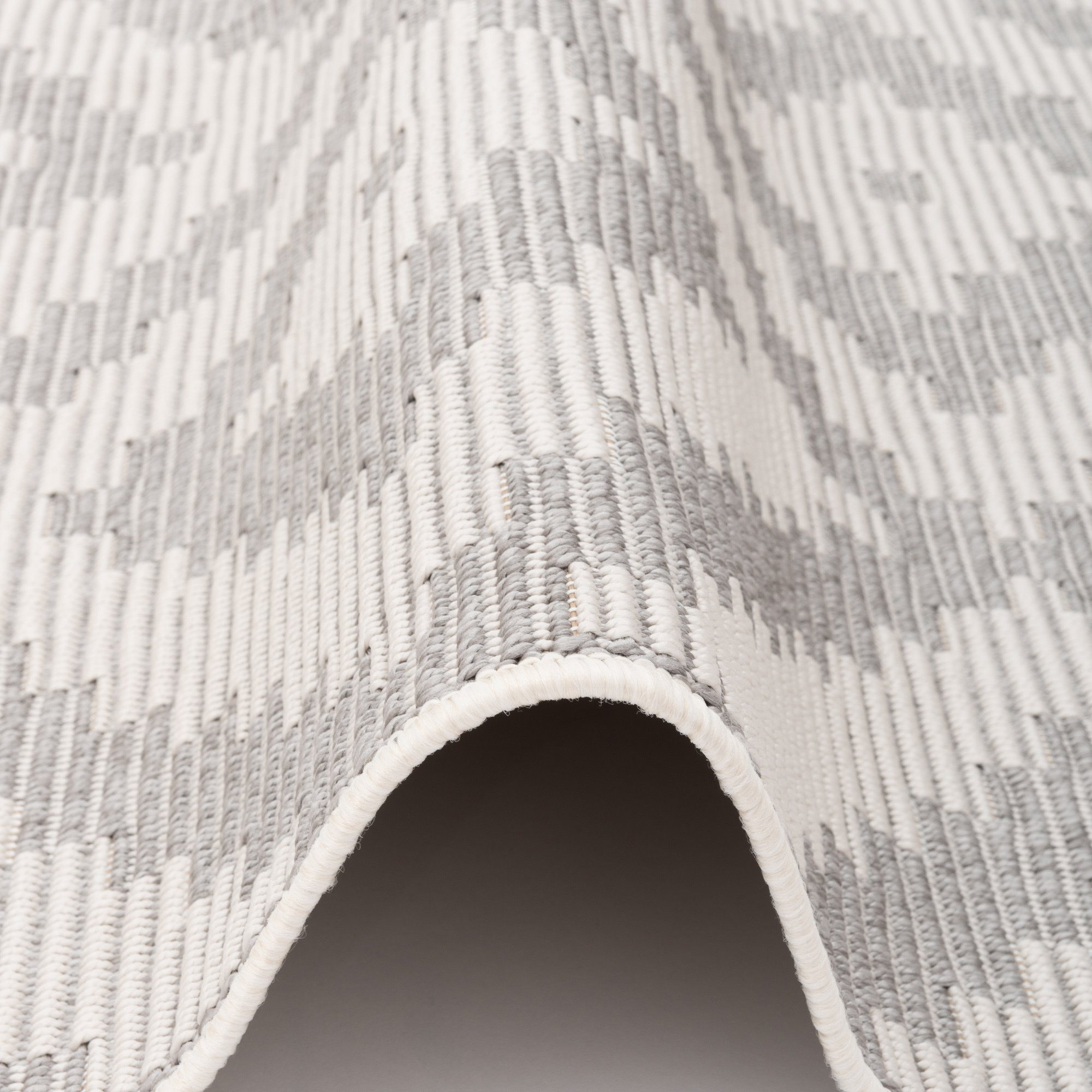 Pergamon Outdoorteppich In & Outdoor Teppich Marbella Fliesenoptik, Rechteckig, Höhe: 4 mm