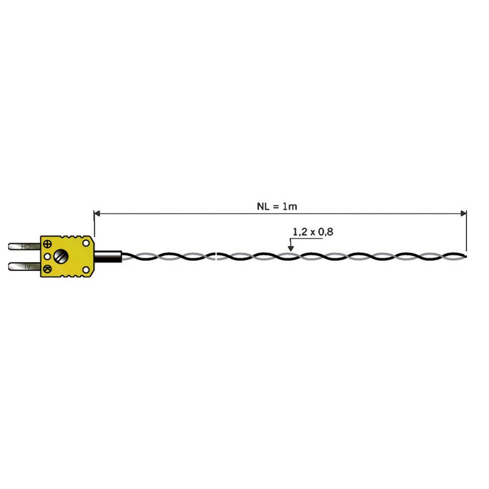 B + B Thermo-Technik Thermodetektor B + B Thermo-Technik 0600 1301 Luftfühler -50 bis +260 °C Fühler-Typ