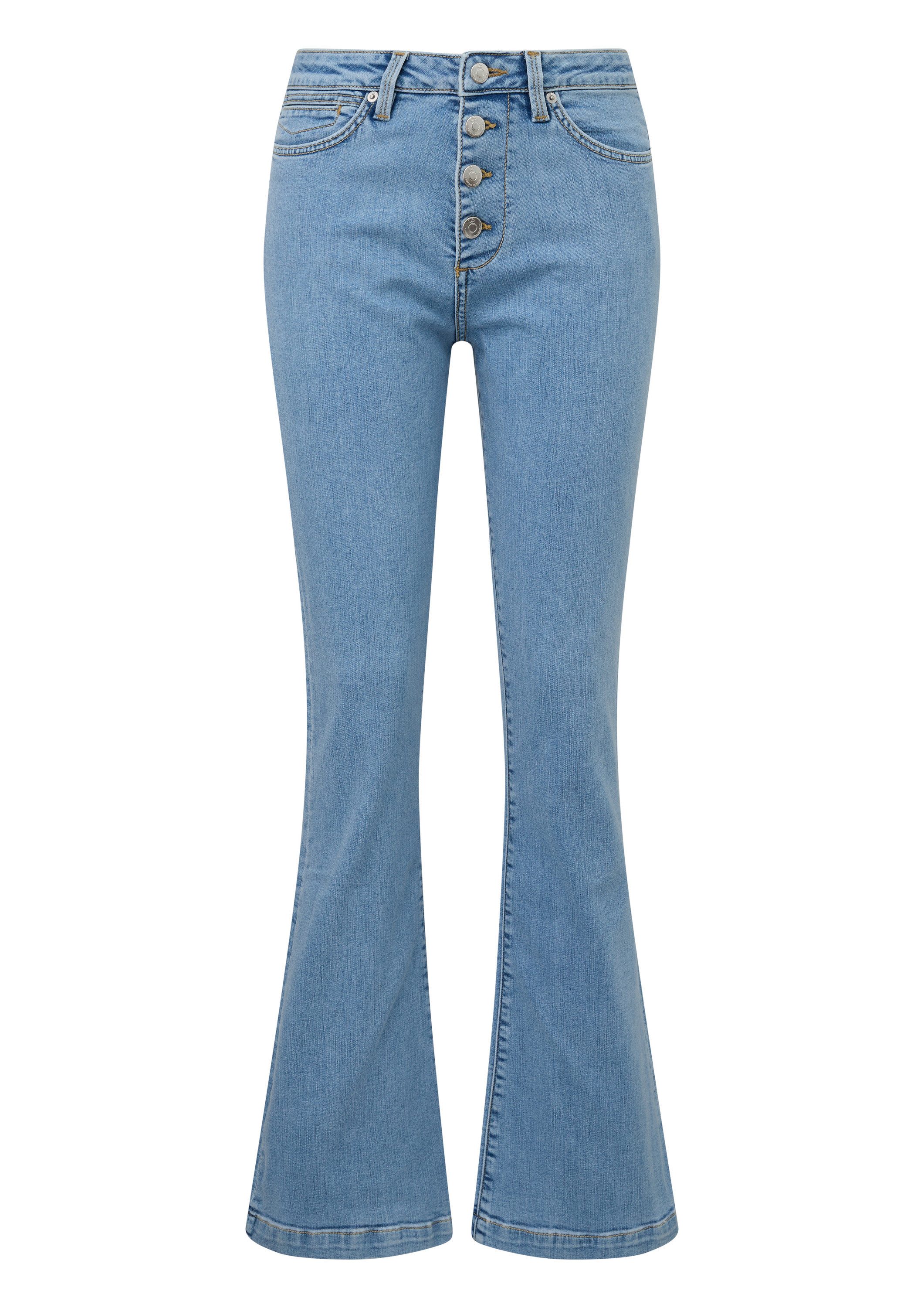 QS Bootcut-Jeans Jeans-Hose REENA Jeans Reena / Slim Fit / High Rise / Flar günstig online kaufen