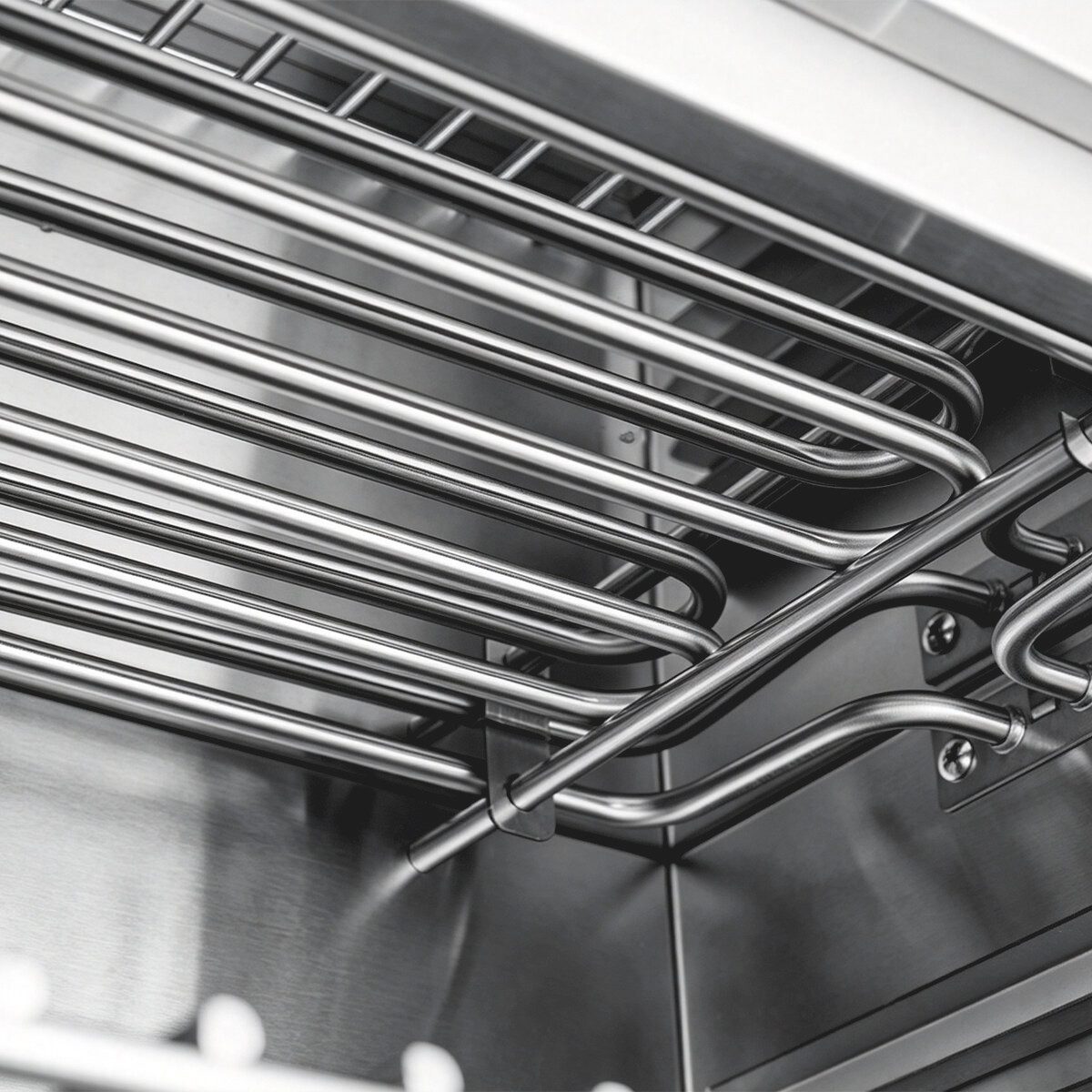 GastroHero Warmhalteplatte Elektro Salamander ECO 610 2 kW Edelstahl Grill, Höhenverstellbare Heizelemente, zwei separate Heizzonen – Bild 5 von 5