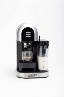 Bob Home Siebträgermaschine LATTESSA, Siebträger, Kaffeespezialitäten auf Knopfdruck mit integriertem Milchaufschäumer
