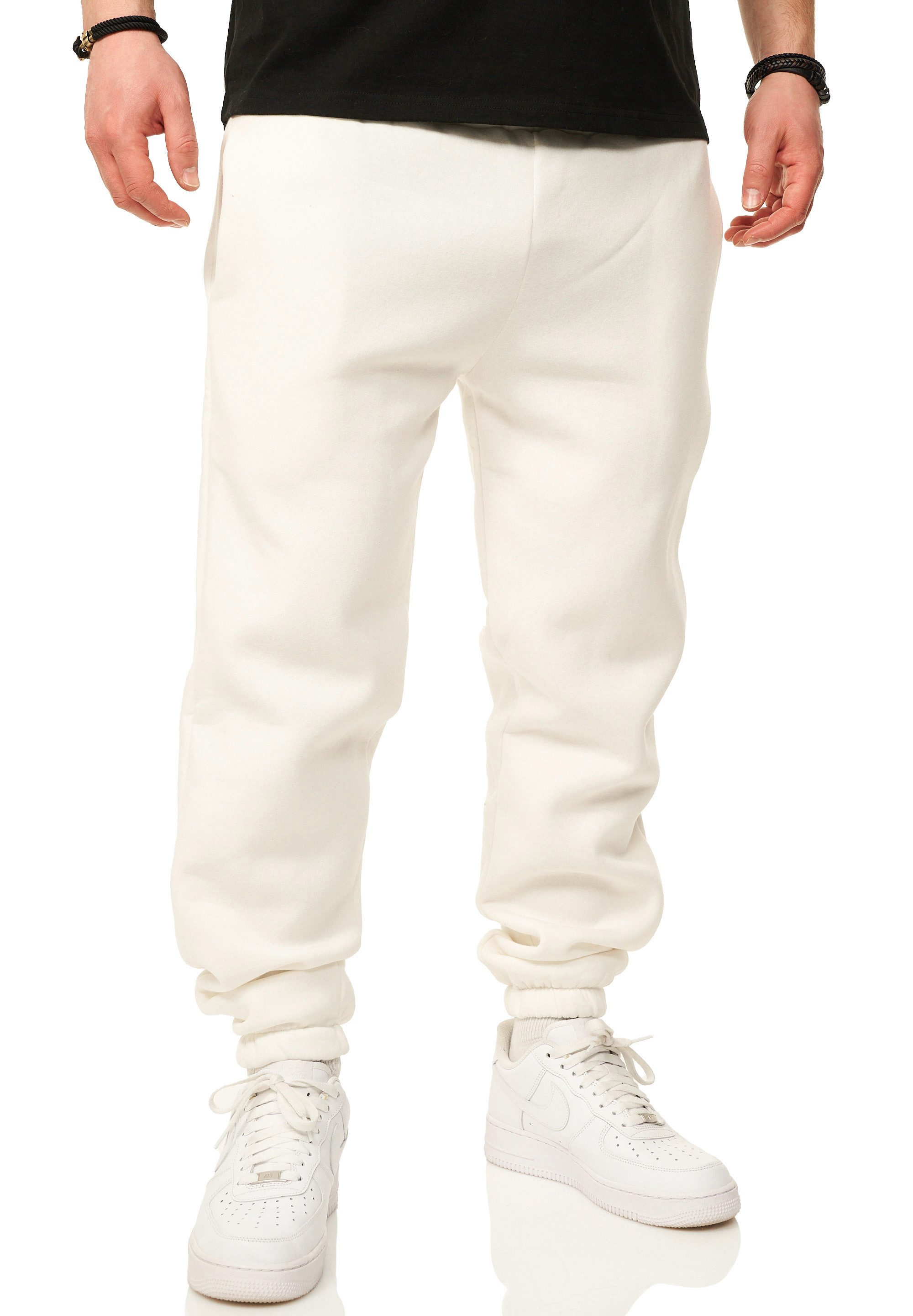 DAILY COTTON Jogginghose im Straight-Fit als Lange Trainingshose Sweatpants Herren Freizeithose mit Bündchen aus Baumwolle