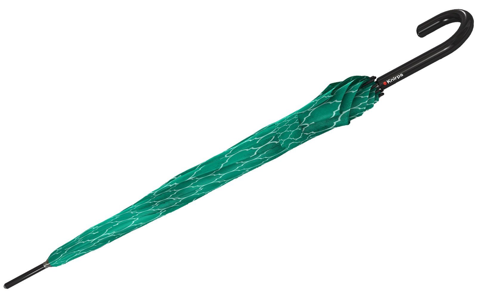 Knirps® Langregenschirm Damen T.760 - groß grün stabil und UV-Schutz Regenerate, Auf-Automatik