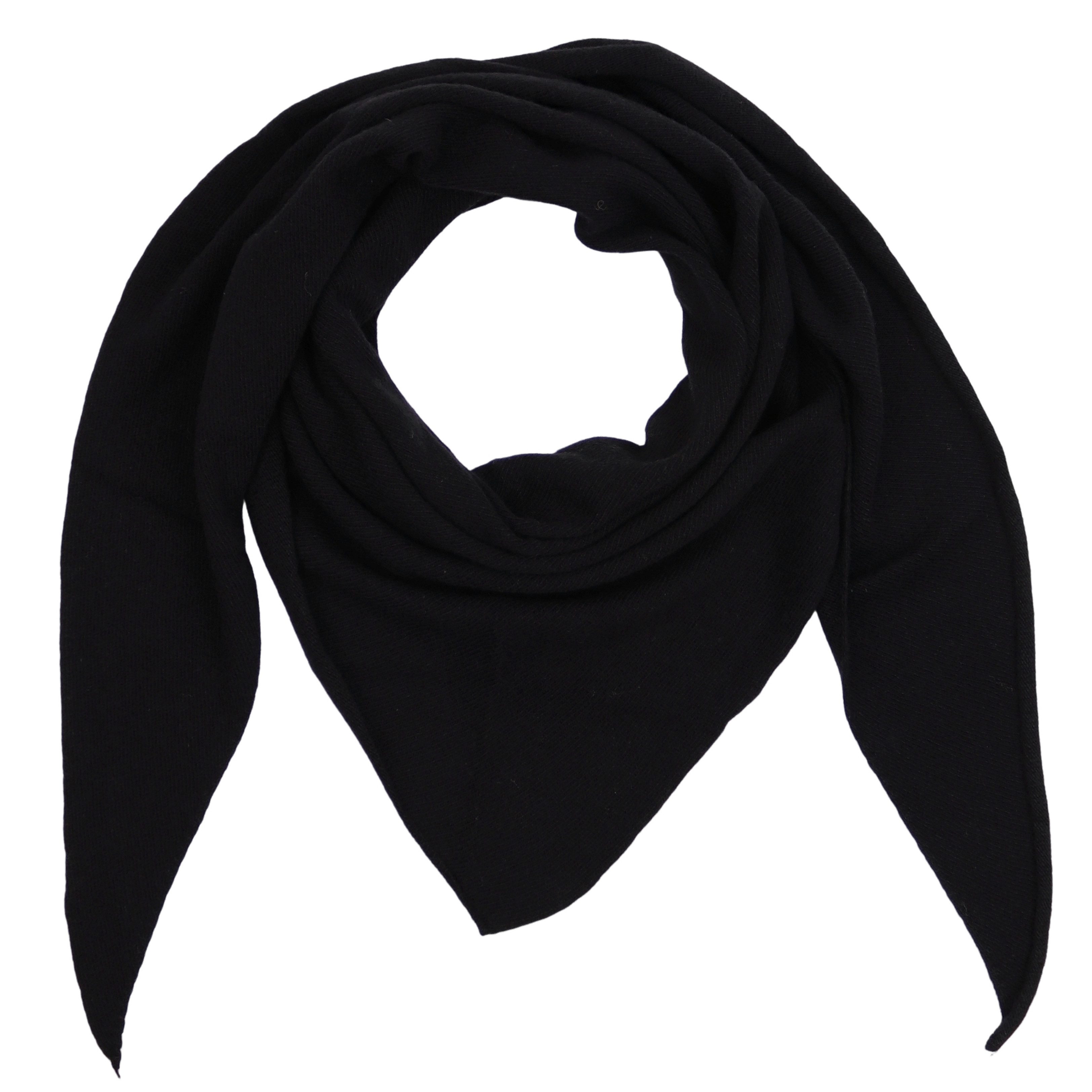 MIRROSI Dreieckstuch Strick Dreiecksschal aus Laine Wolle, 160x65cm, Schlic günstig online kaufen