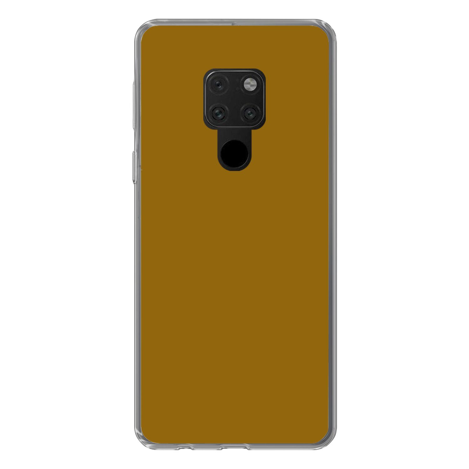 MuchoWow Handyhülle für Huawei P40 Lite Gold - Luxus - Interieur, Handy Case, Silikon, Bumper Case Dünn