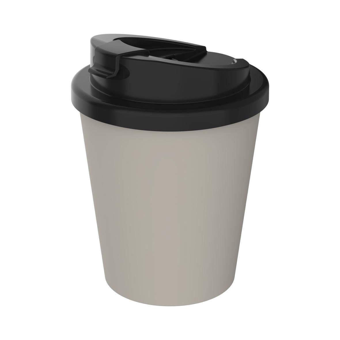 elasto Thermobecher 250 ml Kaffeebecher To Go doppelt isoliert für unterwegs, Made in Germany, BPA-frei, 100% recyclebar, Heißgetränke, Teebecher