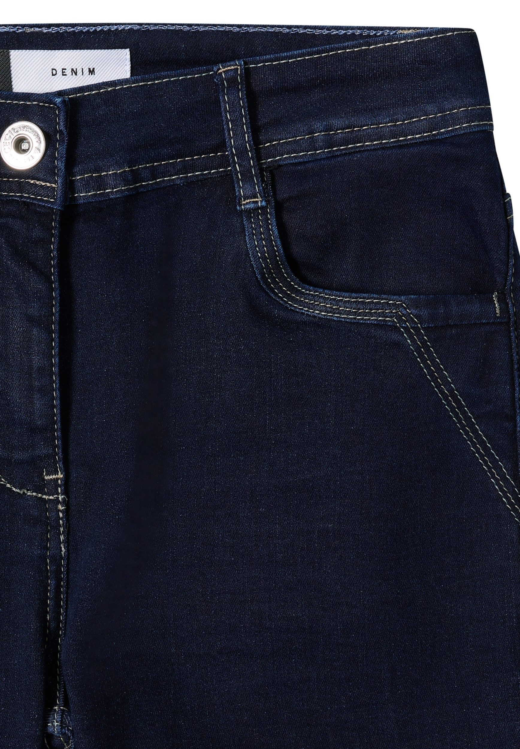 CECIL 5-Pocket-Hose Style Scarlett Rinsed