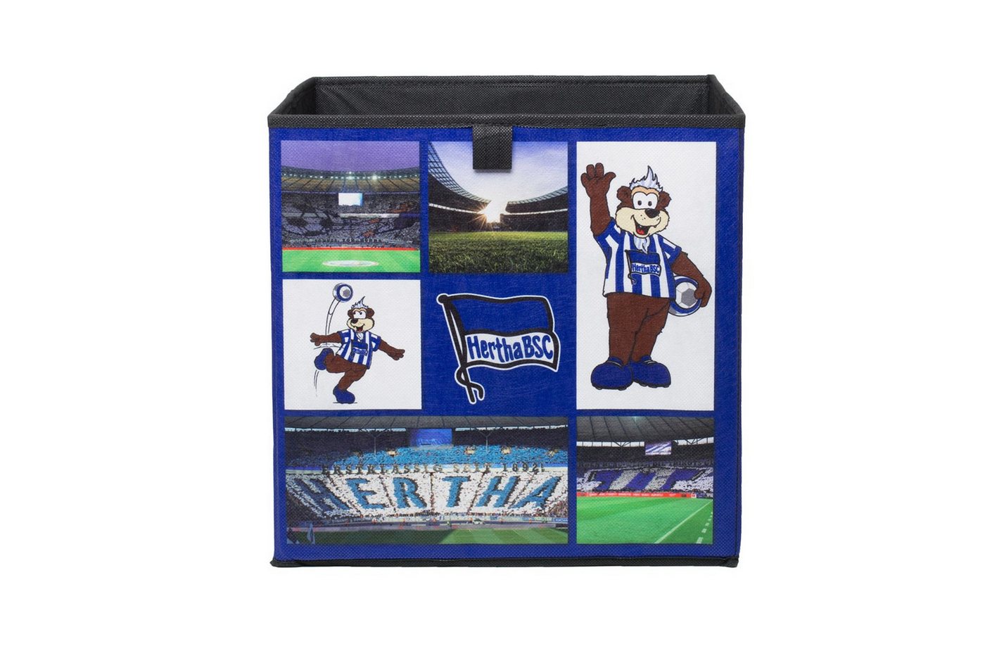 Thumbnail - Fun Möbel Faltbox Box - Hertha BSC / Nr.1 - 32 x 32 cm (1 Stück), Made in Europa