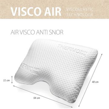 Nackenstützkissen VISCO AIR, orthopädisches Funktionskissen, SEI Design, Bezug: Thermoregulierender Bezug, Rückenschläfer, Seitenschläfer, Bauchschläfer