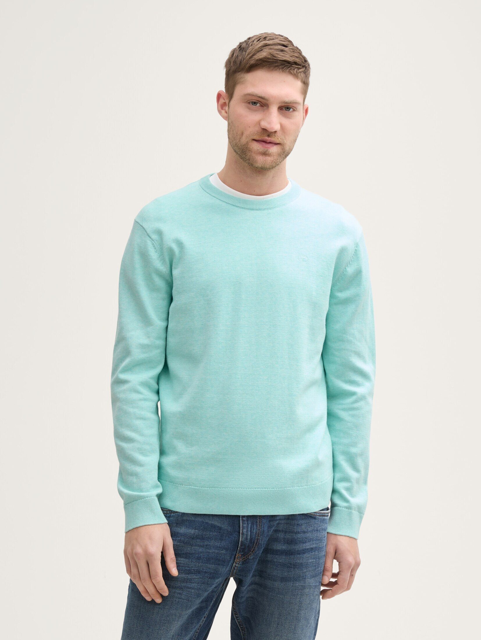 TOM TAILOR Strickpullover Basic Strickpullover aus günstig online kaufen