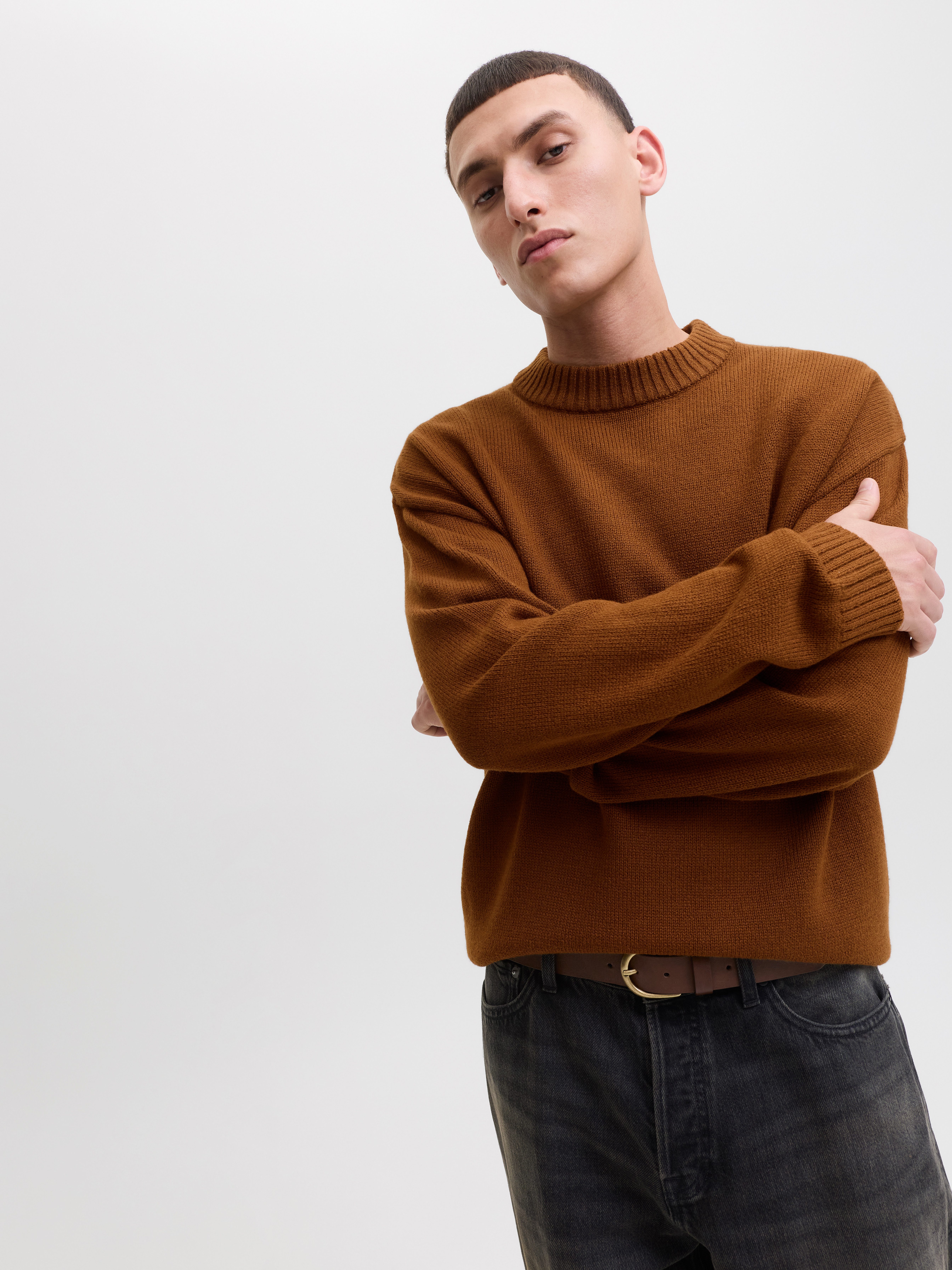 Jack & Jones Strickpullover JJEURBAN JACK KNIT CREW NECK SN günstig online kaufen