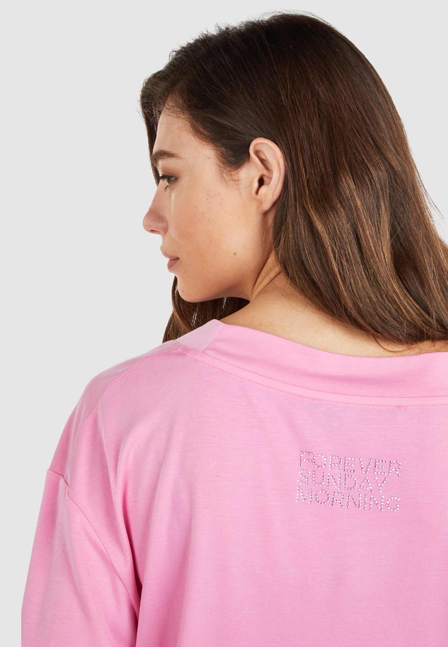 V-Ausschnitt pink AUREL candy MARC mit großem T-Shirt