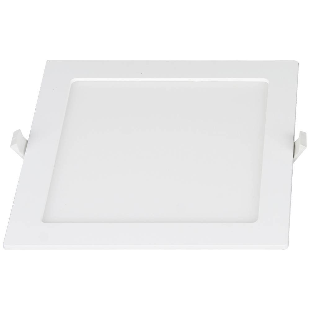 HEITRONIC LED Einbauleuchte LED Einbaudownlight LE MANS quadratisch 18W 220x220x32 mm 501382, Dimmbar