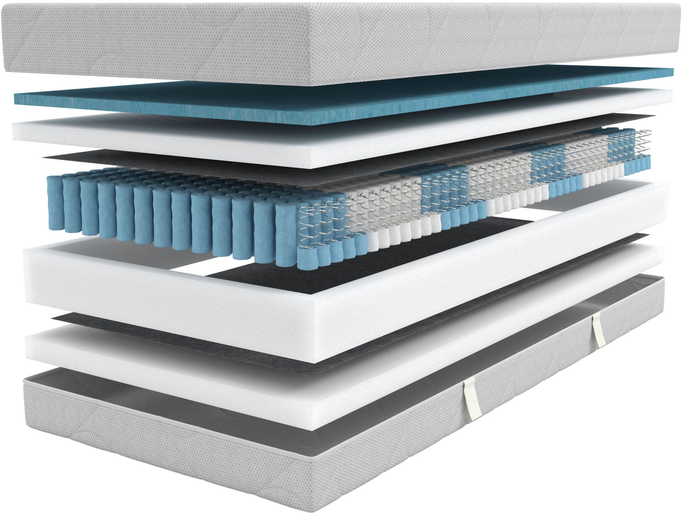 Taschenfederkernmatratze NEUHEIT: Sonet 28, 7 Zonen Matratze 90x200 cm, 140x200 cm & mehr, OTTO home, 28 cm hoch, Wendematratze H2/H3/H4, 1000 Federn (bei 100x200 cm), Hypersoftschaum