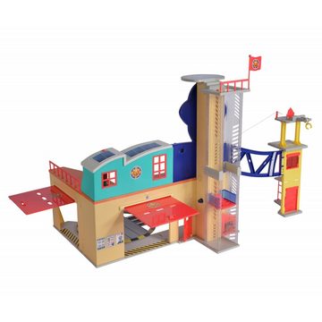 Dickie Toys Spielzeug-Auto Feuerwehrmann Sam Mega-Feuerwehrstation XXL