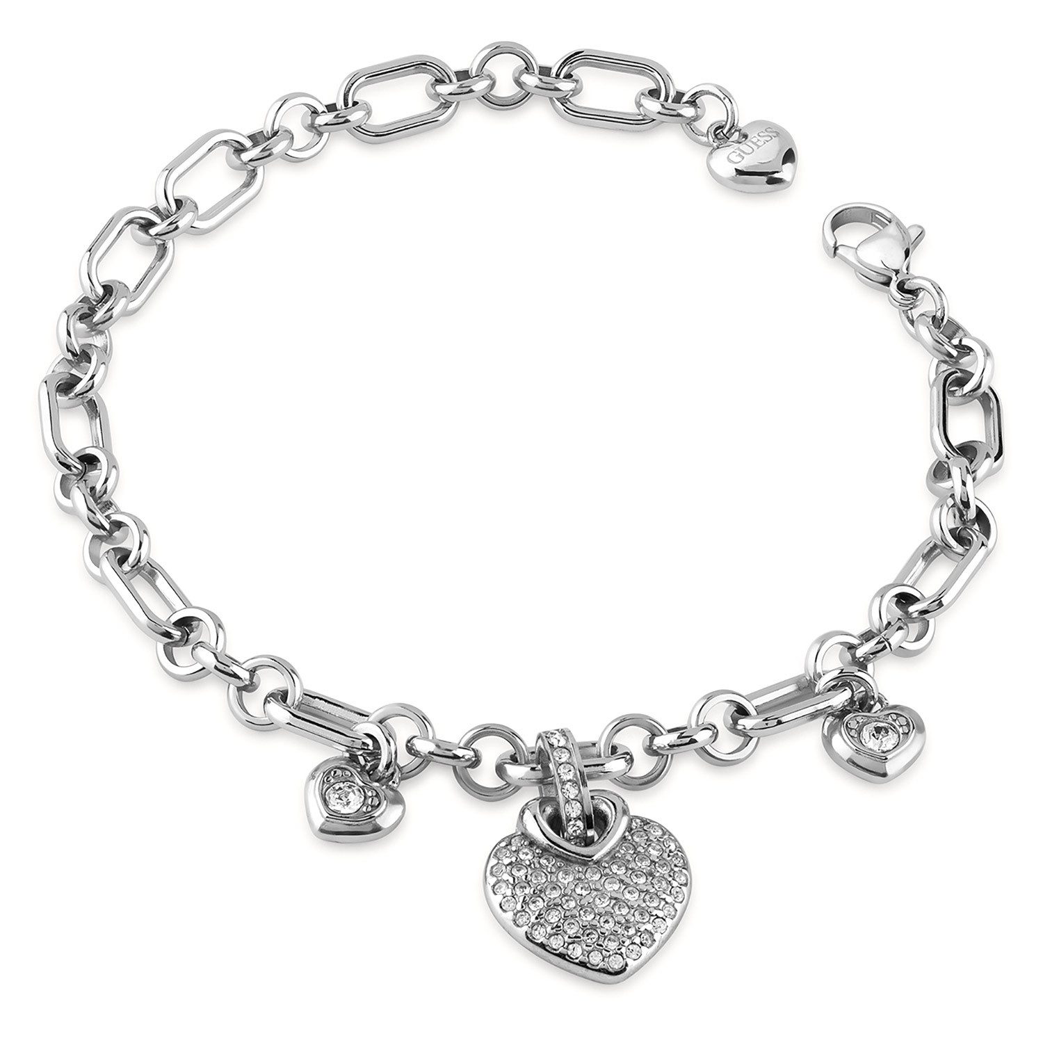 Guess Gliederarmband Multi Heart Pavée 22 günstig online kaufen