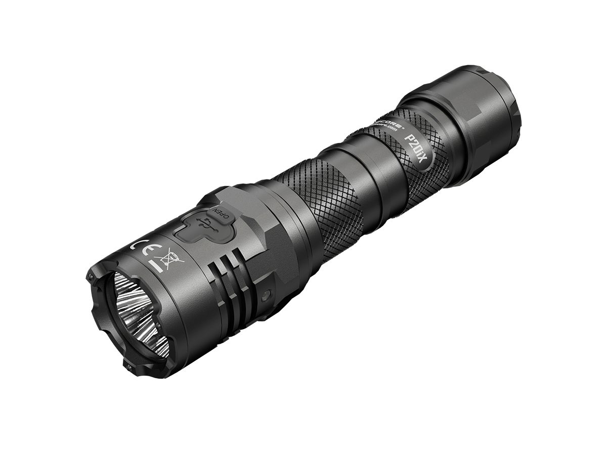 schwarz Taschenlampe Nitecore (1-St) LED taktische Hochleistungstaschenlampe, P20iX Unisex
