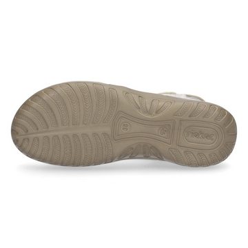 Rieker Rieker Damen Trekking Sandale beige metallic Sandale