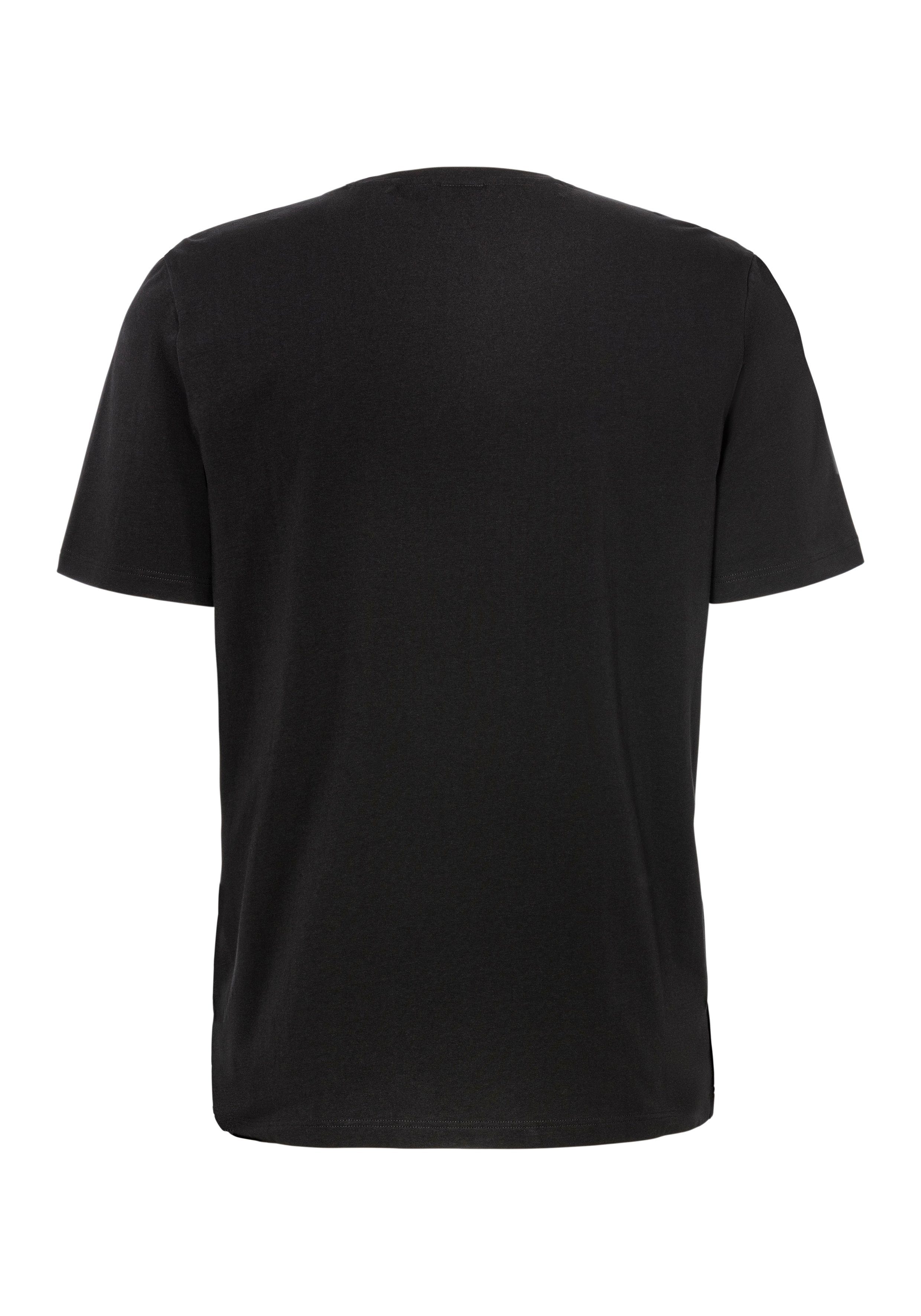 Mix&Match BOSS T-Shirt mit T-Shirt R Brust Black Stickerei der auf BOSS 001