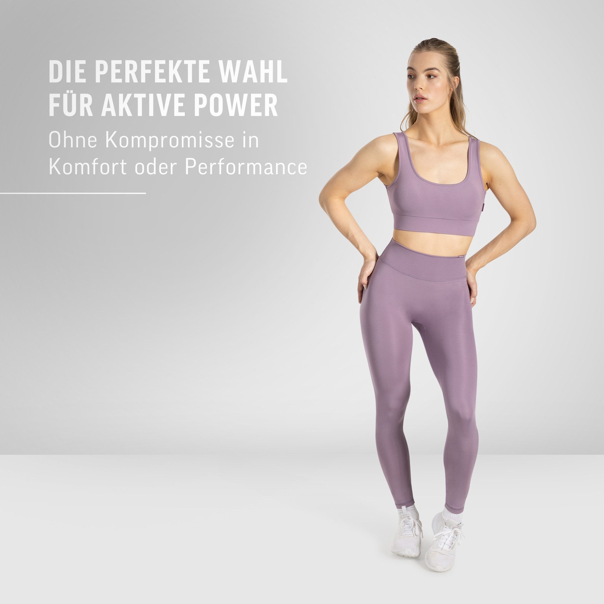 Smilodox Leggings Selina, High Waist Shaped Fit Yogahose, elastisches Material Blickdichte Push-Up Yoga Leggings, elastisch, seamless, Workout Gym