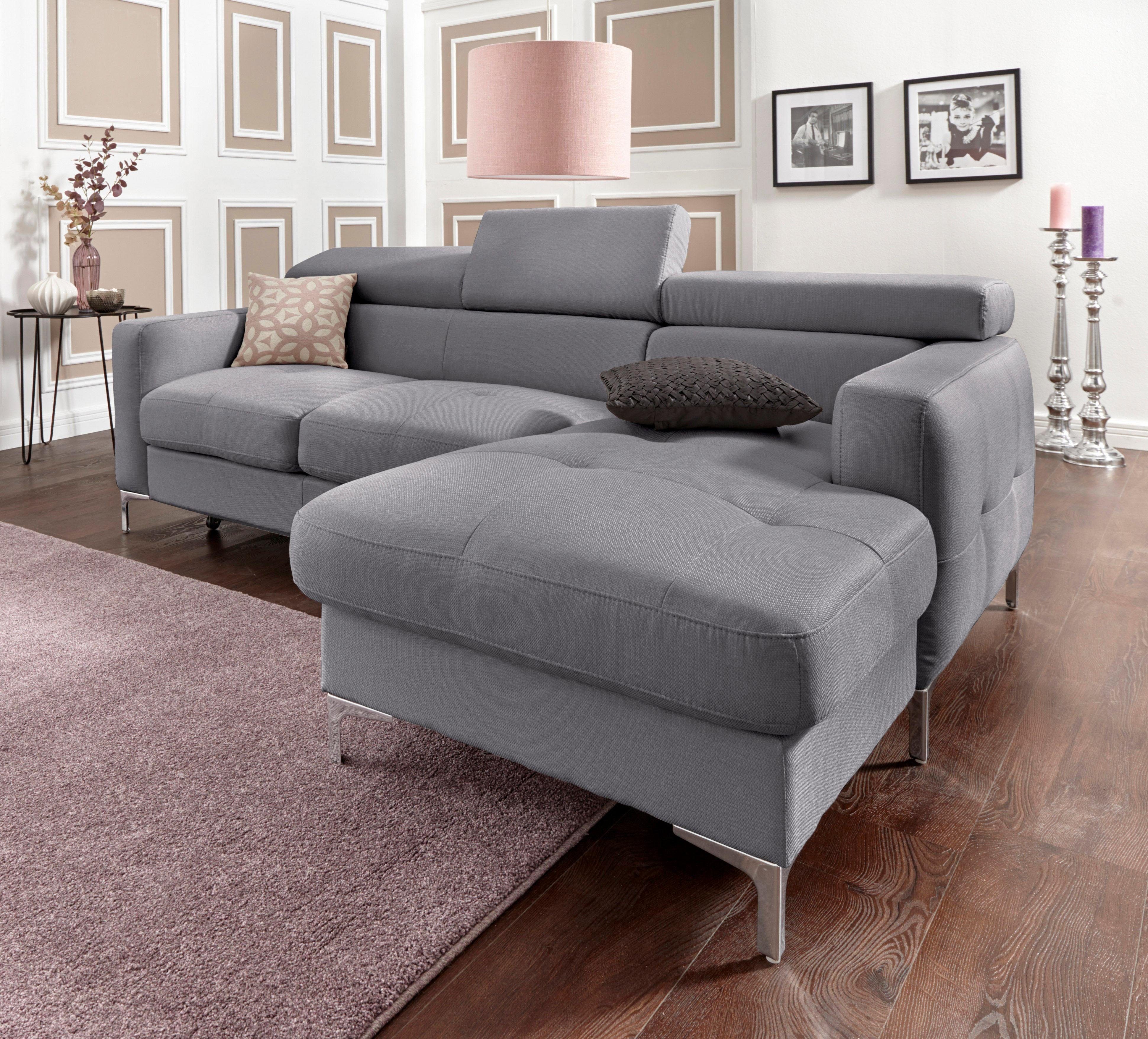 COTTA Ecksofa Sammy L-Form, mit Kopfteilverstellung, günstig online kaufen