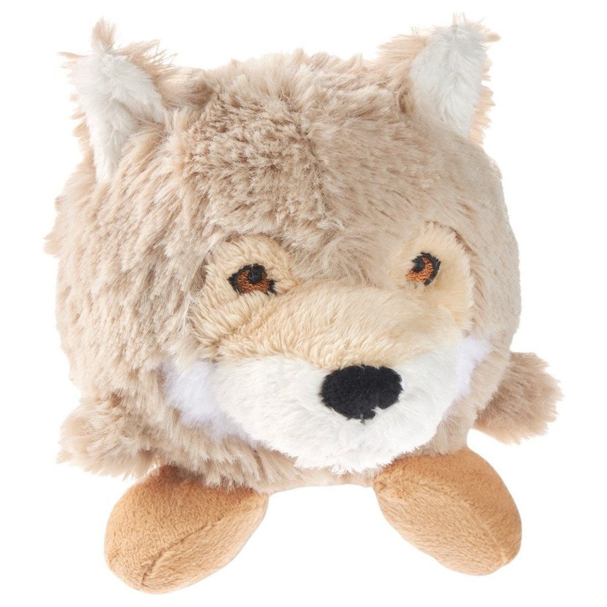 Wolters Tierkuscheltier Hundespielzeug Plüschball Woody Wolf