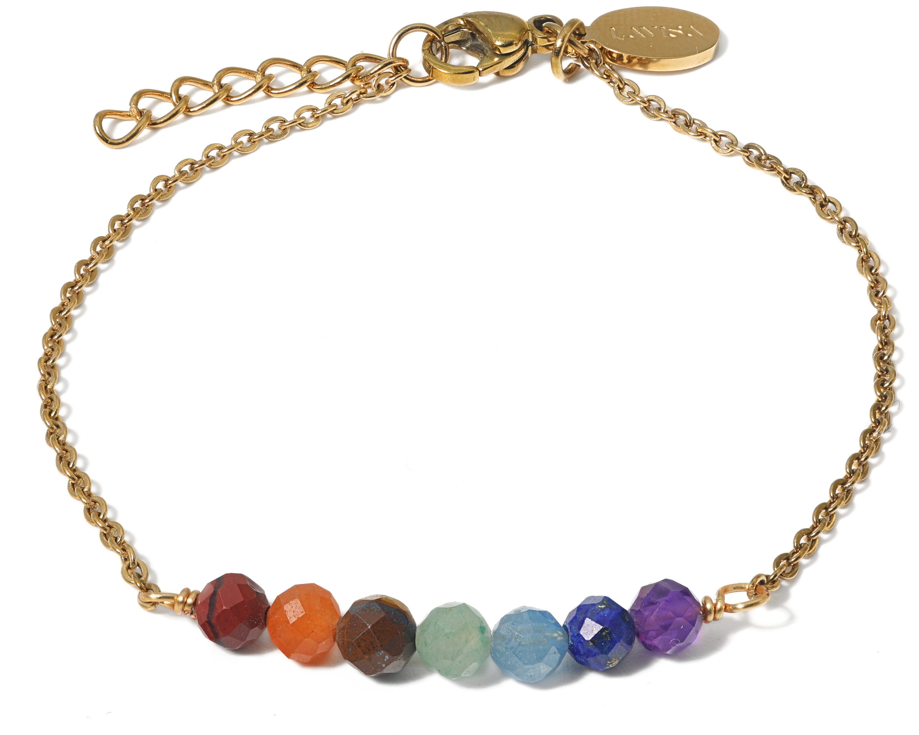 LAVISA Armband Edelstein - echte Naturstein Perlen 4mm, 8 Perlenarmband, Kr günstig online kaufen