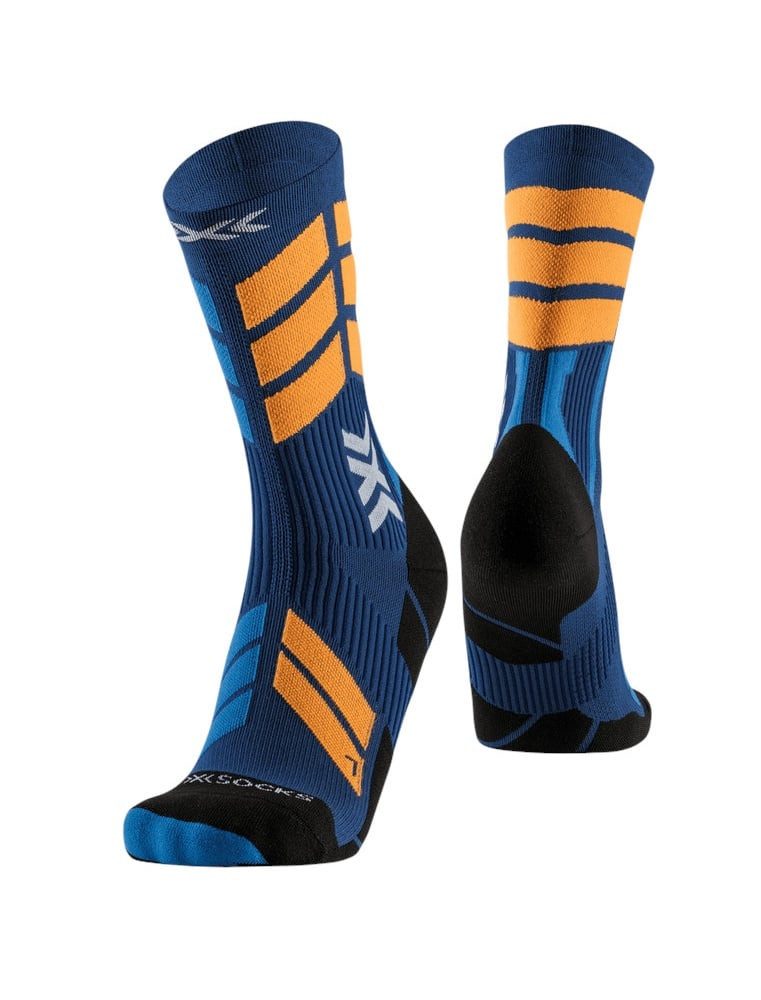 X-Socks Wandersocken X-Country Perform Crew marineblau/orange - 1 Paar