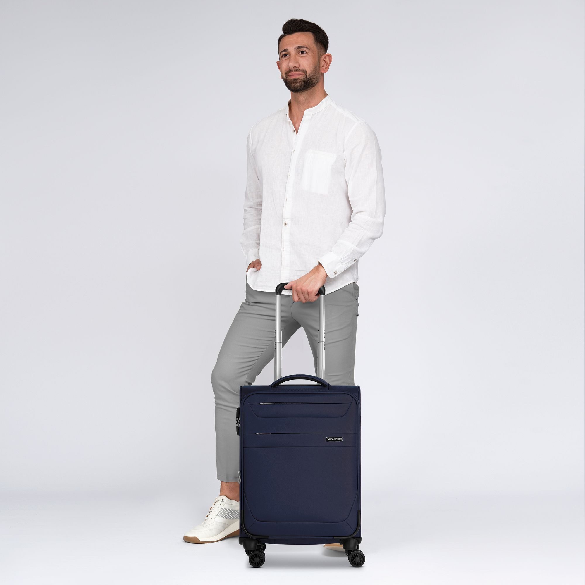 WORLDPACK Handgepäck-Trolley Chicago, 4 Rollen, Polyester