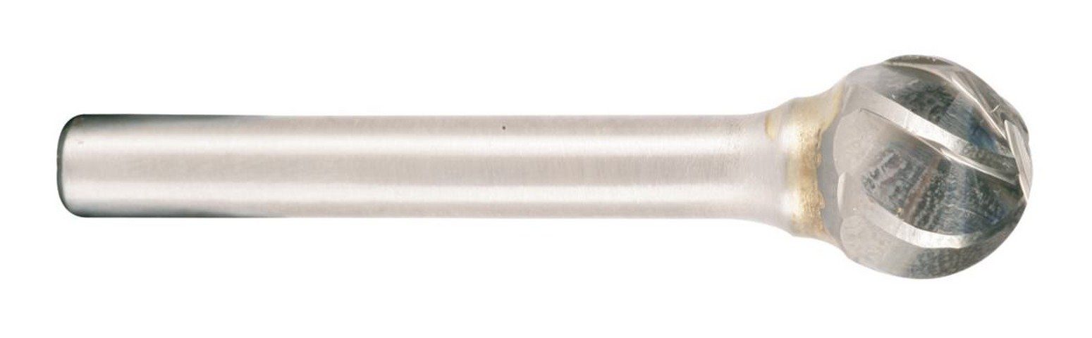 metabo Schaftfräser, Hartmetall-Fräser 12,7 x 11 x 56 mm Schaft 6 mm Kugel / D-Form