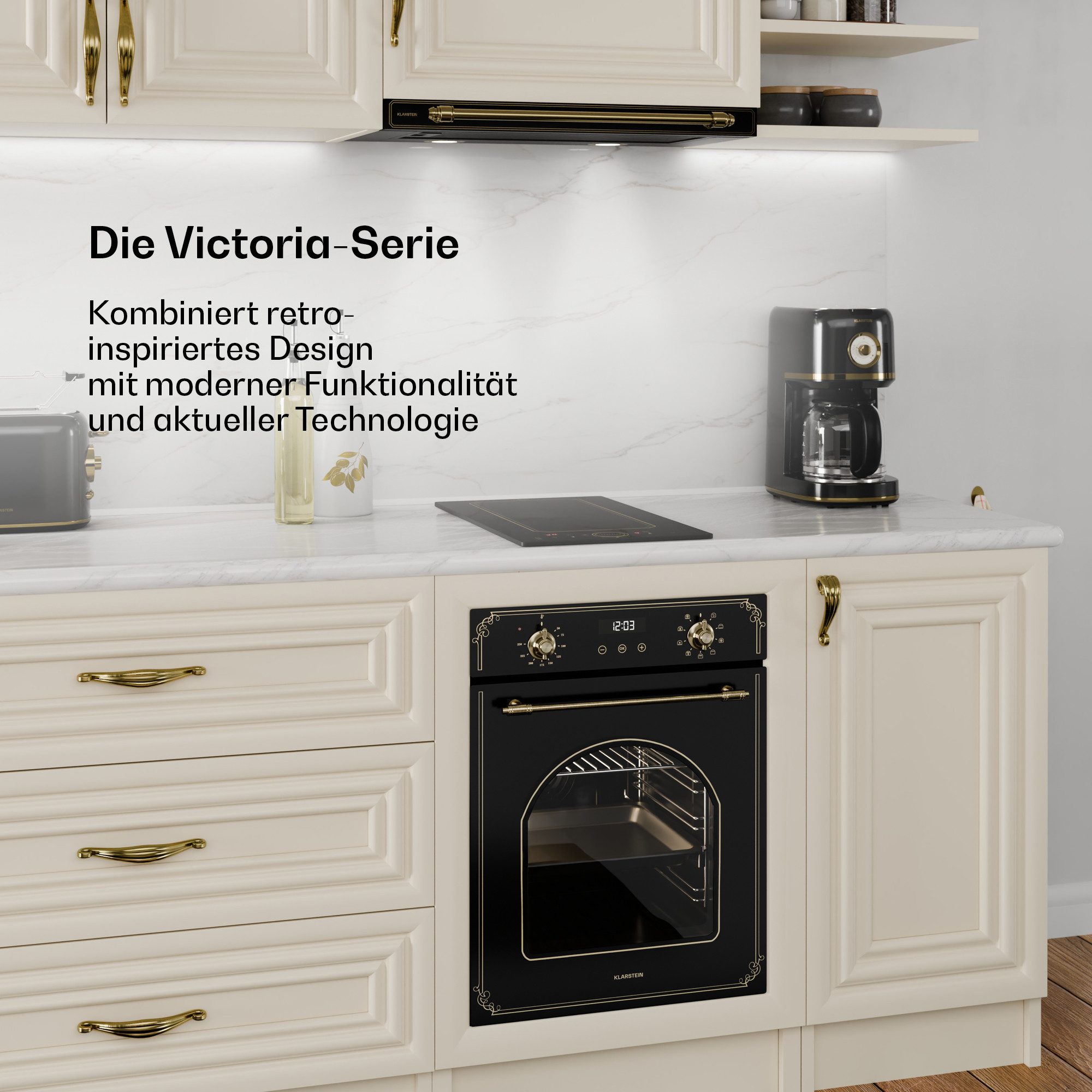 Klarstein Induktions-Kochfeld Victoria Domino, Einbau Induktionskochfeld 2 Zonen Glaskeramik Kochfeld Induktion