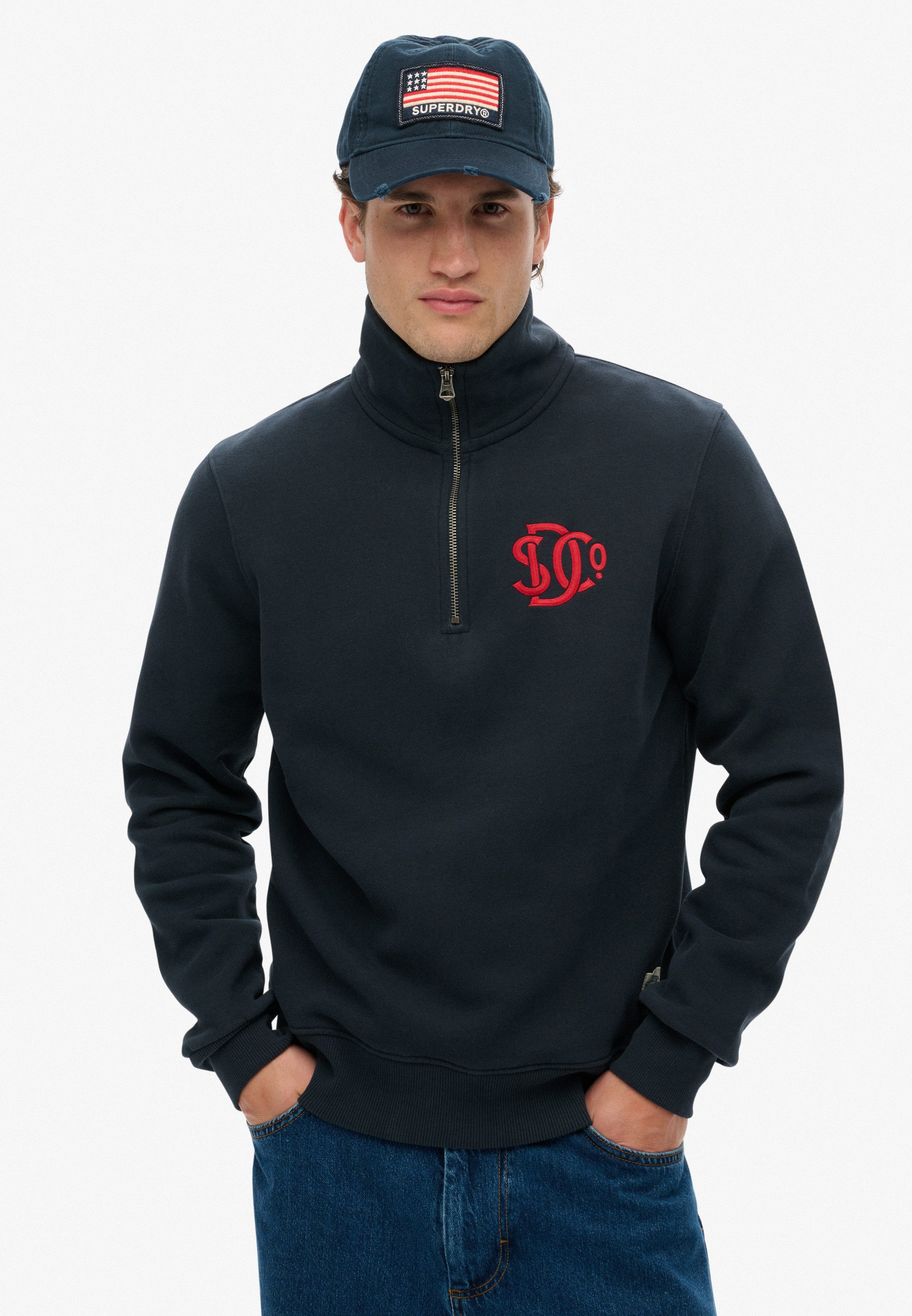 Superdry Sweatshirt Sd&co Neon Half Zip Track