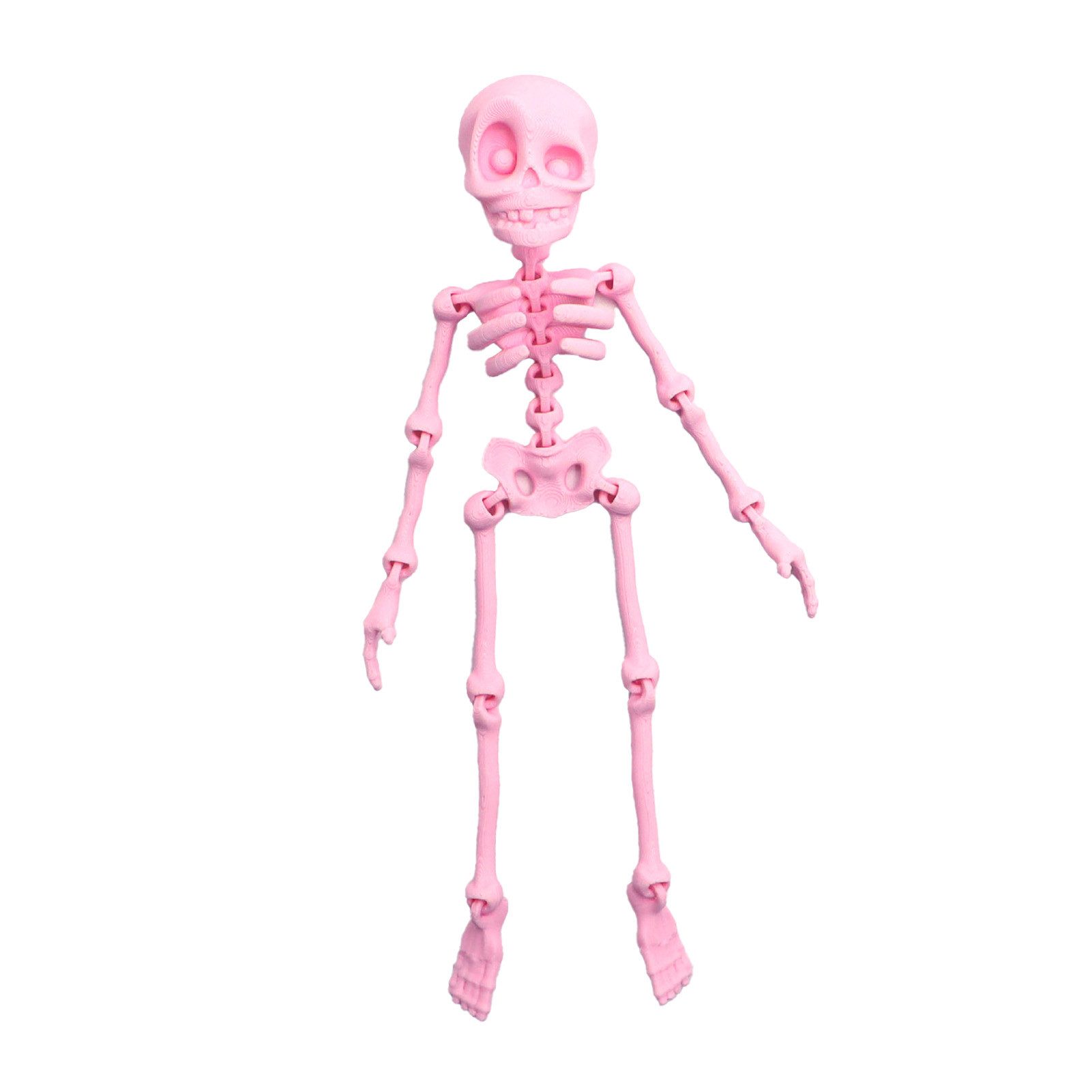 Jumpeak Вешалки для украшений Halloween dekohänger,halloween skelett,3D gedruckte,PLA Material (1 magnetisches Totenkopf Ornament), Erhältlich in mehreren Farben,magnetische Dekoration,Halloween Motiv