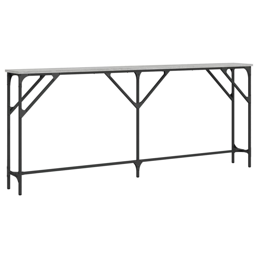 vidaXL Beistelltisch Konsolentisch Grau Sonoma 180x23x75 günstig online kaufen