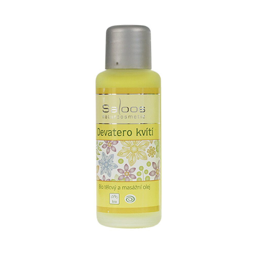 Saloos Gesichtswasser Nine Flowers Bio Körper- und Massageöl 50 ml