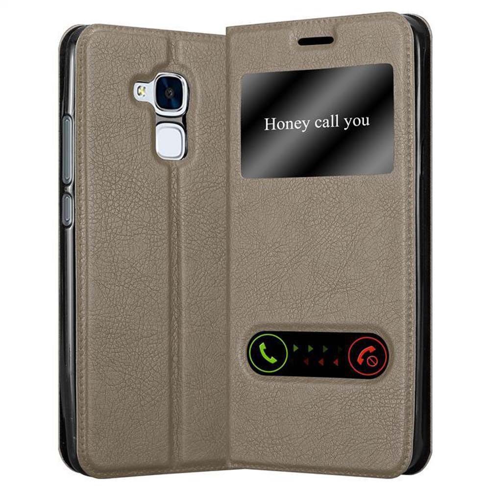 Cadorabo Handyhülle für Honor 5C Hülle Honor 5C, Klappbare Handy Schutzhülle - Hülle - mit Standfunktion und Kartenfach