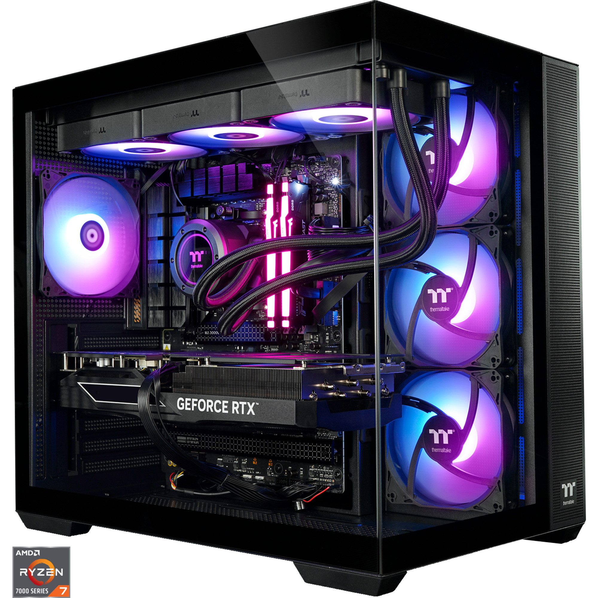 Thermaltake Thermaltake FTW RTX 5070 Ti Black, Gaming-PC, PC