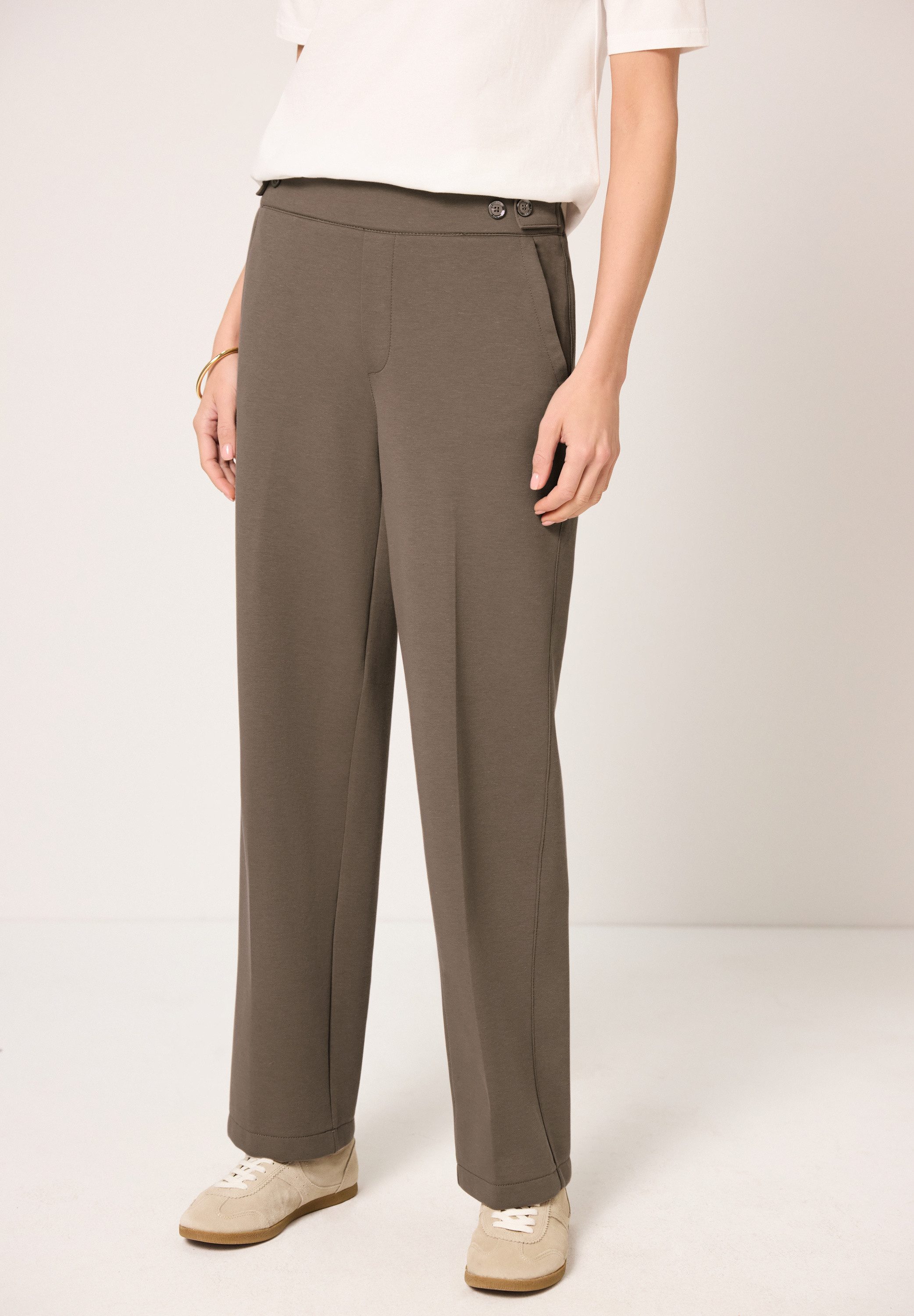 STREET ONE Stoffhose mit Elastikbund