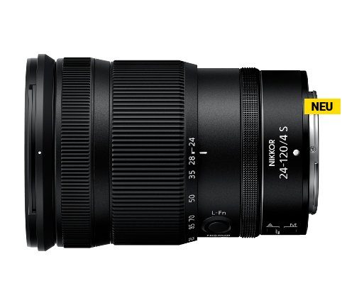 Nikon NIKKOR Z 24-120mm f/4 S für Z5, Z5II, Z 6II, Z6 III und Z f passendes Objektiv