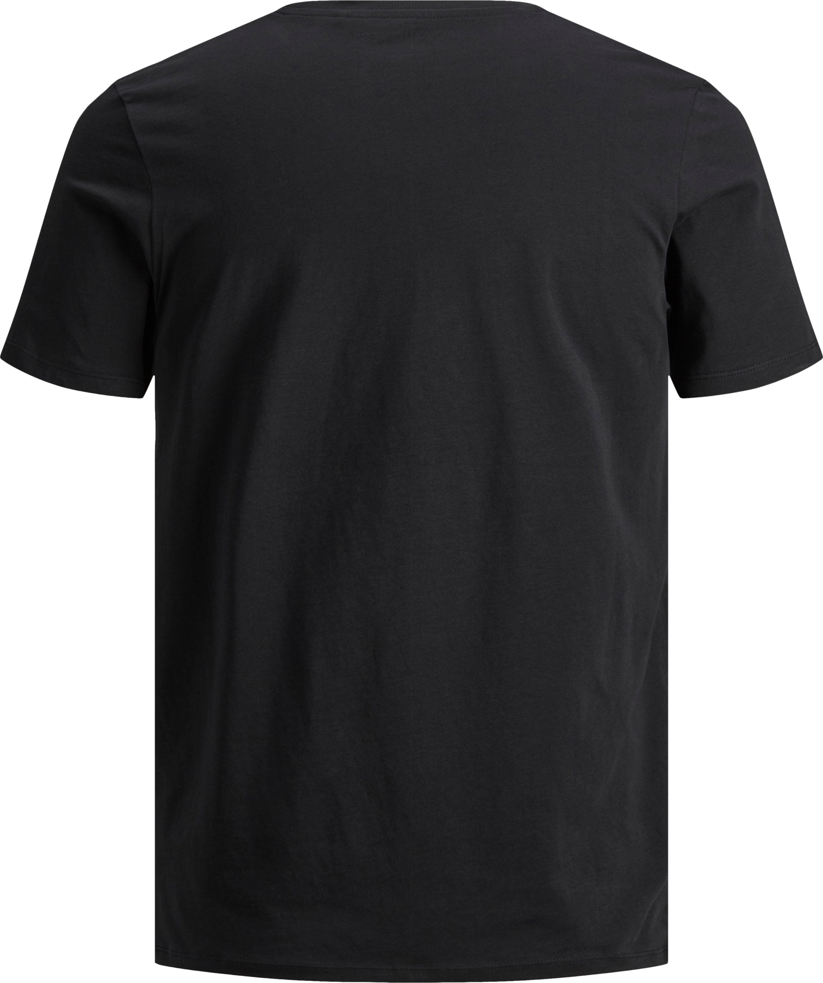 Jack & Jones Junior Rundhalsshirt JJEORGANIC figurbetont, atmungsaktiv, kombinierbar unifarben, casual, slim fit, Jersey, Rundhals
