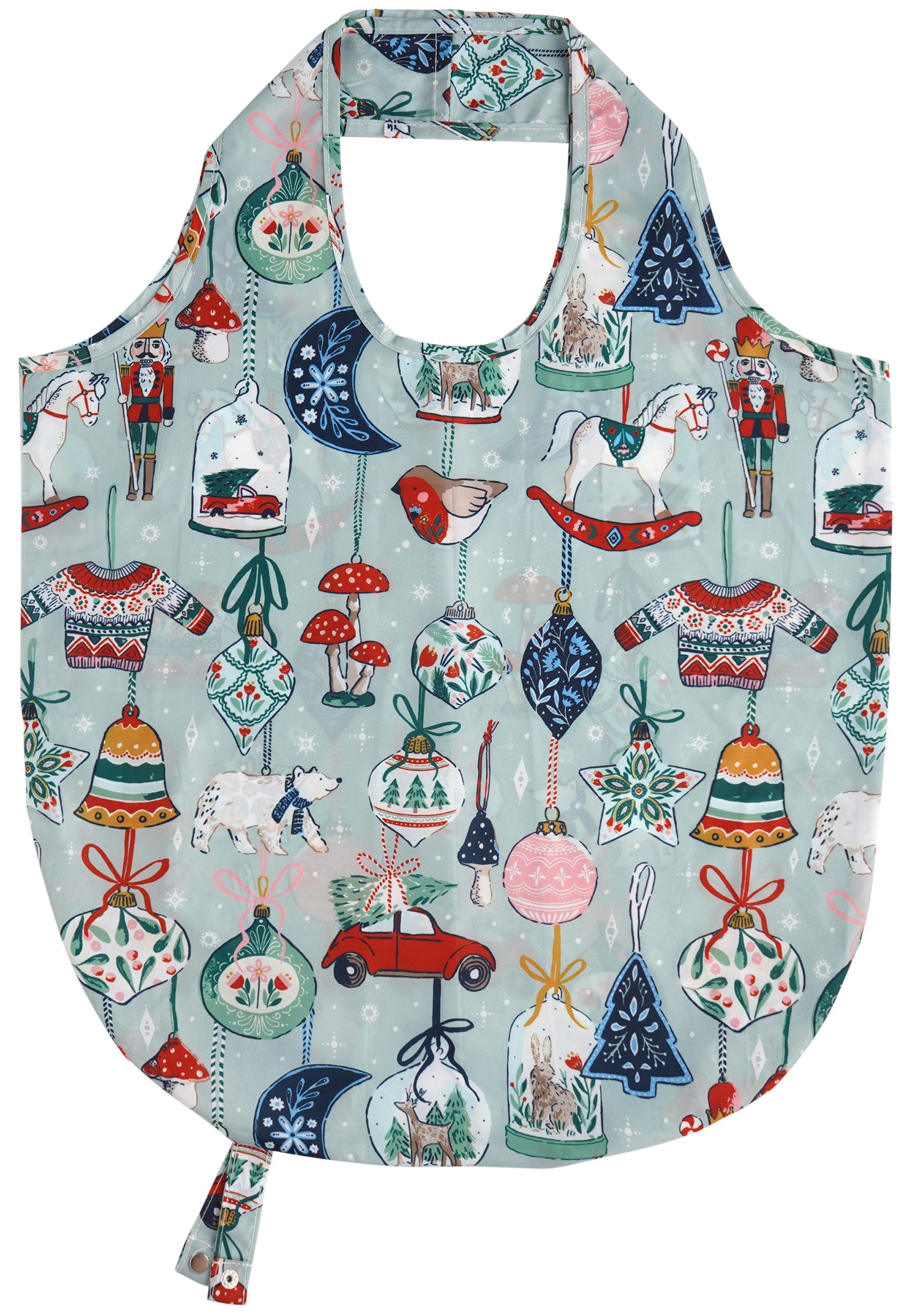 Ulster Weavers Einkaufsbeutel Christmas Ornaments, faltbare Einkaufstasche incl. Tragegriffe ca.46x61cm Roll-up-Tasche