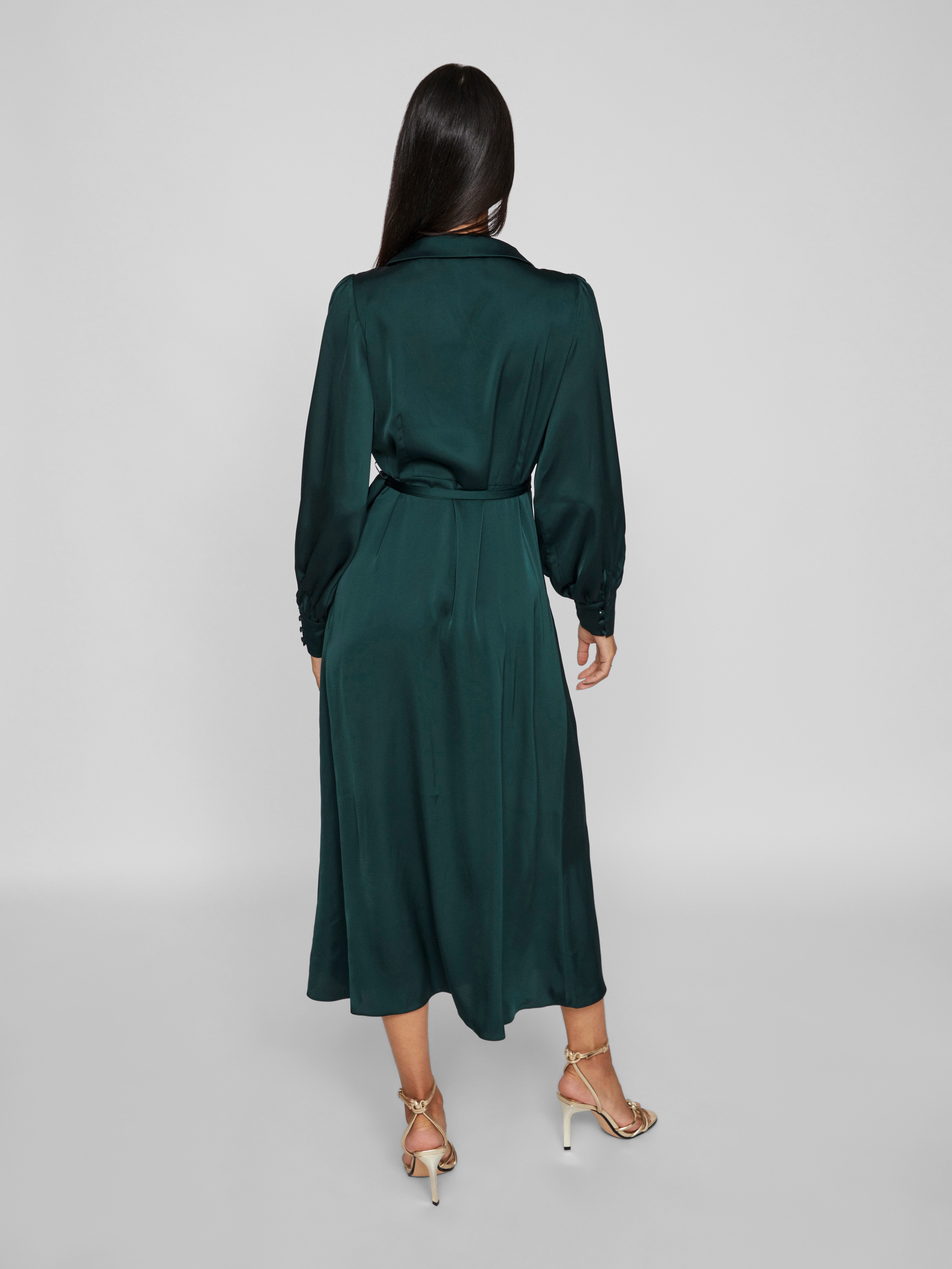 Vila Maxikleid VIENNA RAVENNA ANKLE WRAP DRESS-NOOS/OC Kunstfaser, regular fit