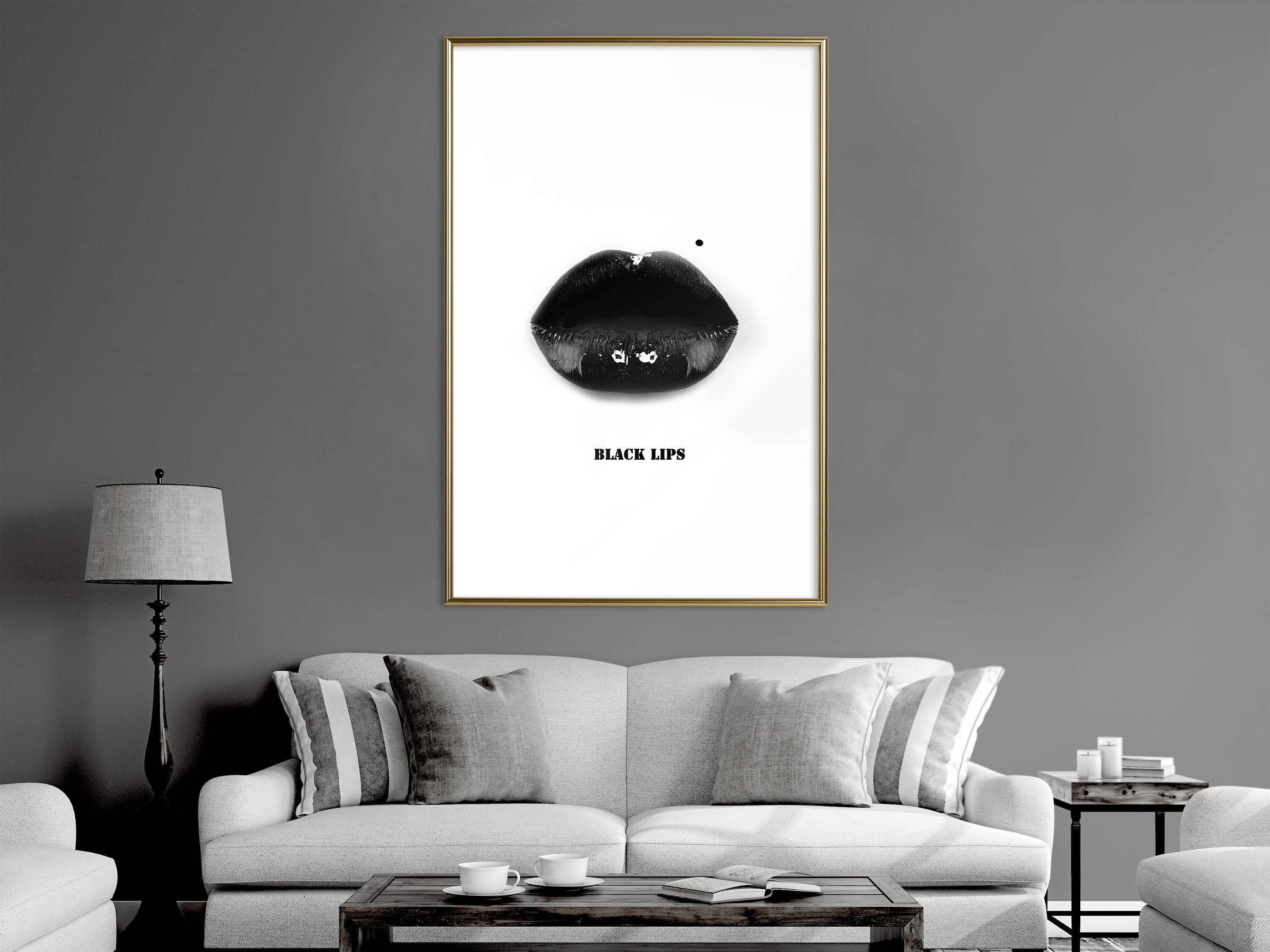 Artgeist Poster Dark Lips []