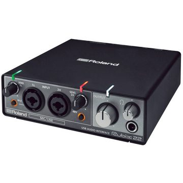 Roland Audio Roland Rubix22 USB Audio-Interface + Kopfhörer Digitales Aufnahmegerät