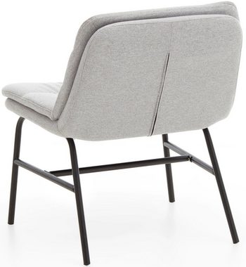 Home affaire Polsterstuhl Peter (Set, 2 St), moderner Stuhl mit breiter und tiefer Sitzfläche