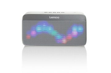 Lenco BT-200 light Bluetooth-Lautsprecher (Bluetooth, NFC, mit Beleuchtung und Multi-Pairing)