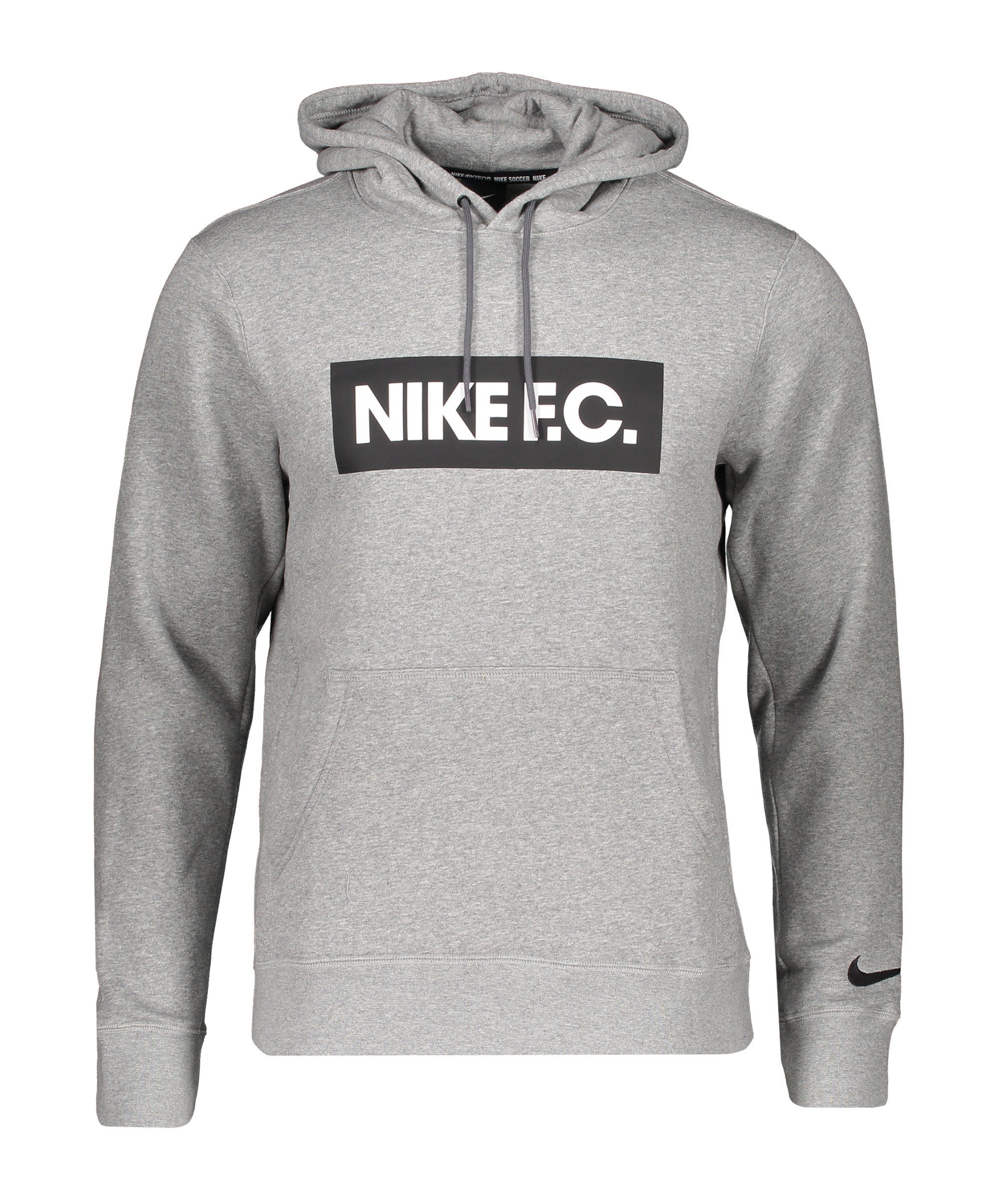 Nike Sportswear Sweatshirt F.C. Fleece Hoody grauweiss