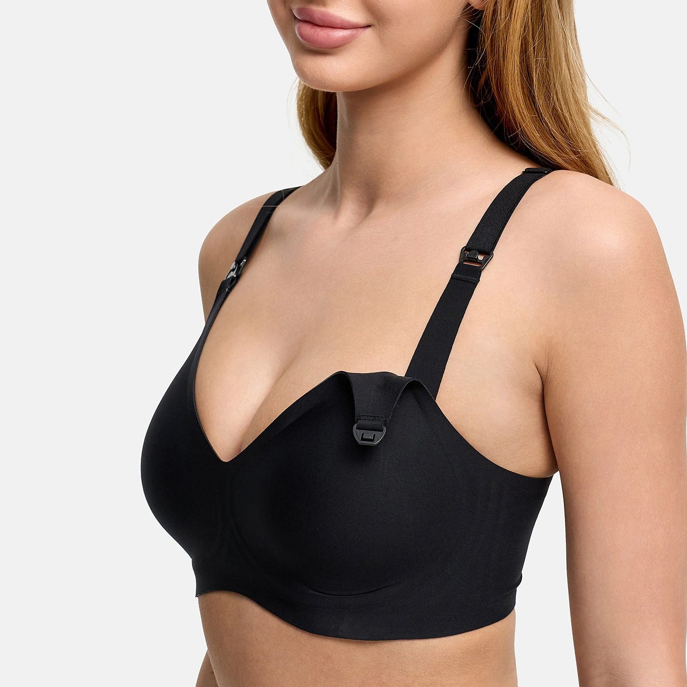 cfab Still-BH Comfort Still-BH ohne Bügel-Schwarz-4XL (1-tlg)